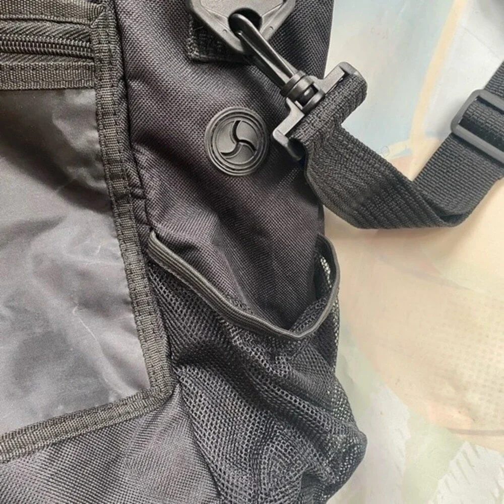 4 imprint #6012 Messenger Letter Black Men Crossbody Bag PTA